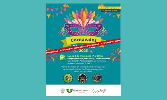 Suspensión de los carnavales varelenses 2025